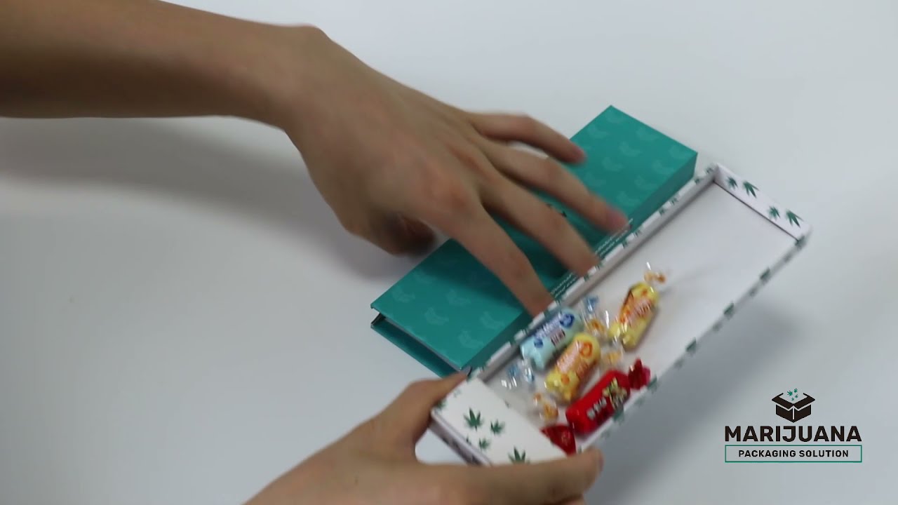 Child Resistant Cannabis Edible Cardboard Boxes