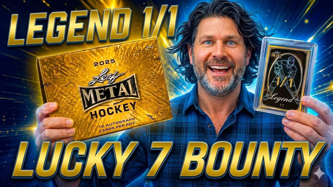 3 BIG BOY AUTOS 🔥 2025 Leaf Metal Hockey Box Break 1/1 Legend
