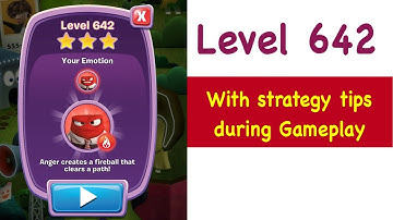 Inside Out Thought Bubbles - Level 642 - Tips and Strategy Gameplay Walkthrough Youtube No Boosters