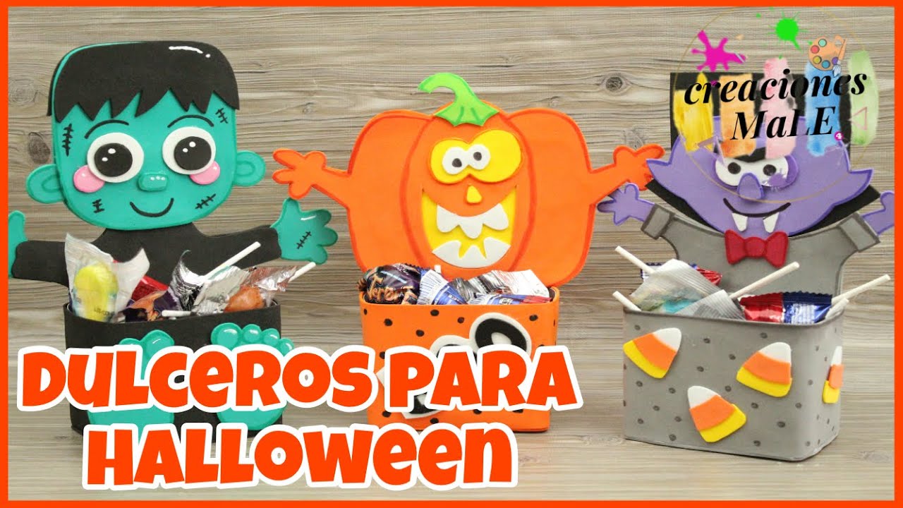 DULCEROS PARA HALLOWEEN || RECICLADO || DIY
