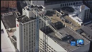 Crane operator rescued after suffering medical emergency 20+ stories high