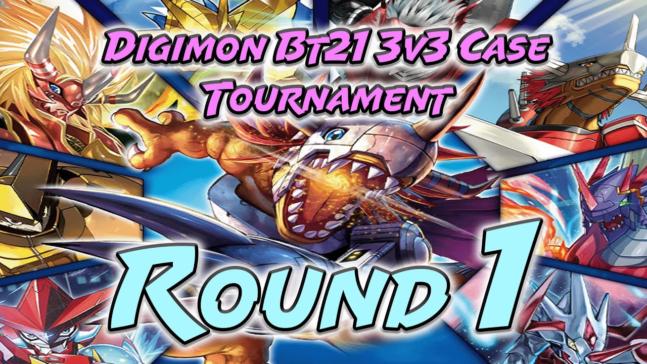 Digimon BT21 3v3 Case Tournament - Round 1 - Gammamon vs Avian Accel