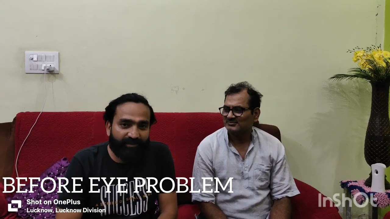 Relief from eye irritation and watery eye (before and after video) 