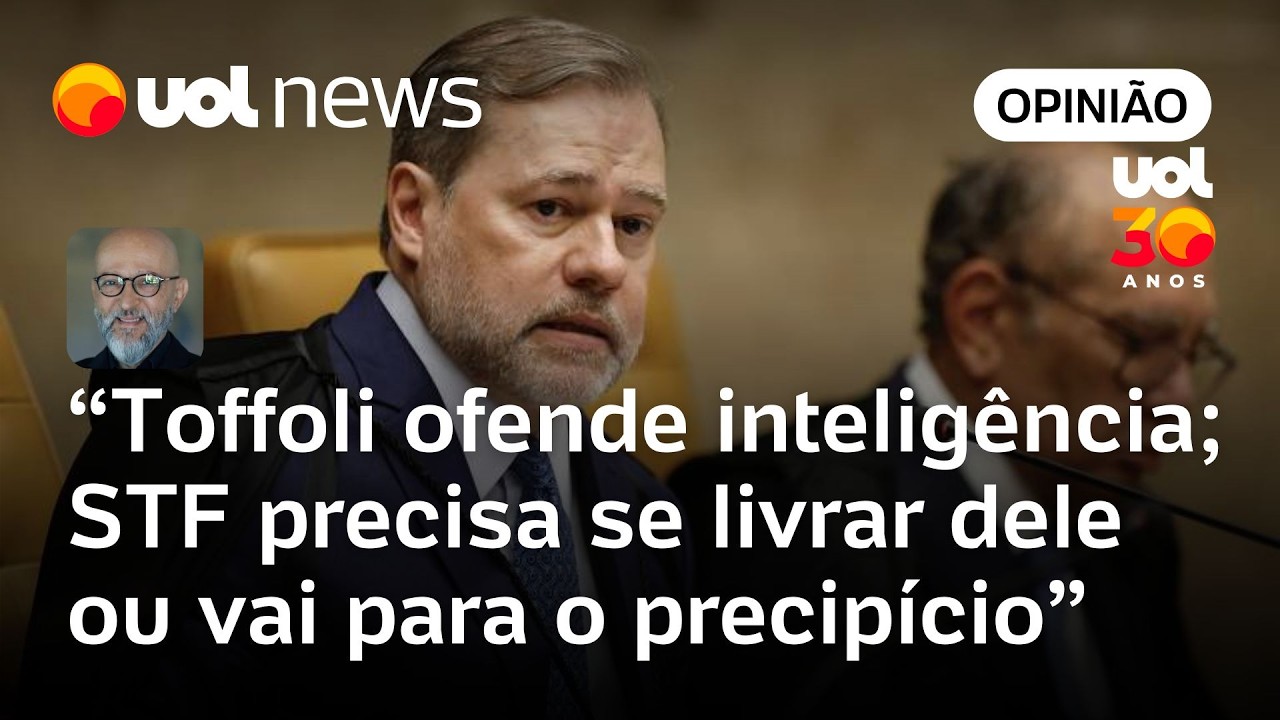 Toffoli ofende inteligência com nota; STF precisa se livrar dele ou vai para o precipício | Josias