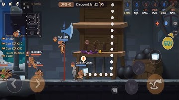 Jerry Gameplay in Casual Mode (Running Mouse / Team Speedrun) - Tom and Jerry Chase