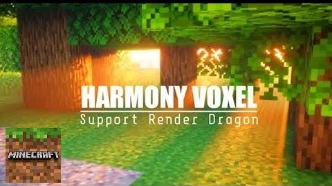 TOP 1 SHADER MCPE 1.19 || HARMONY VOXEL - SUPPORT RENDER DRAGON