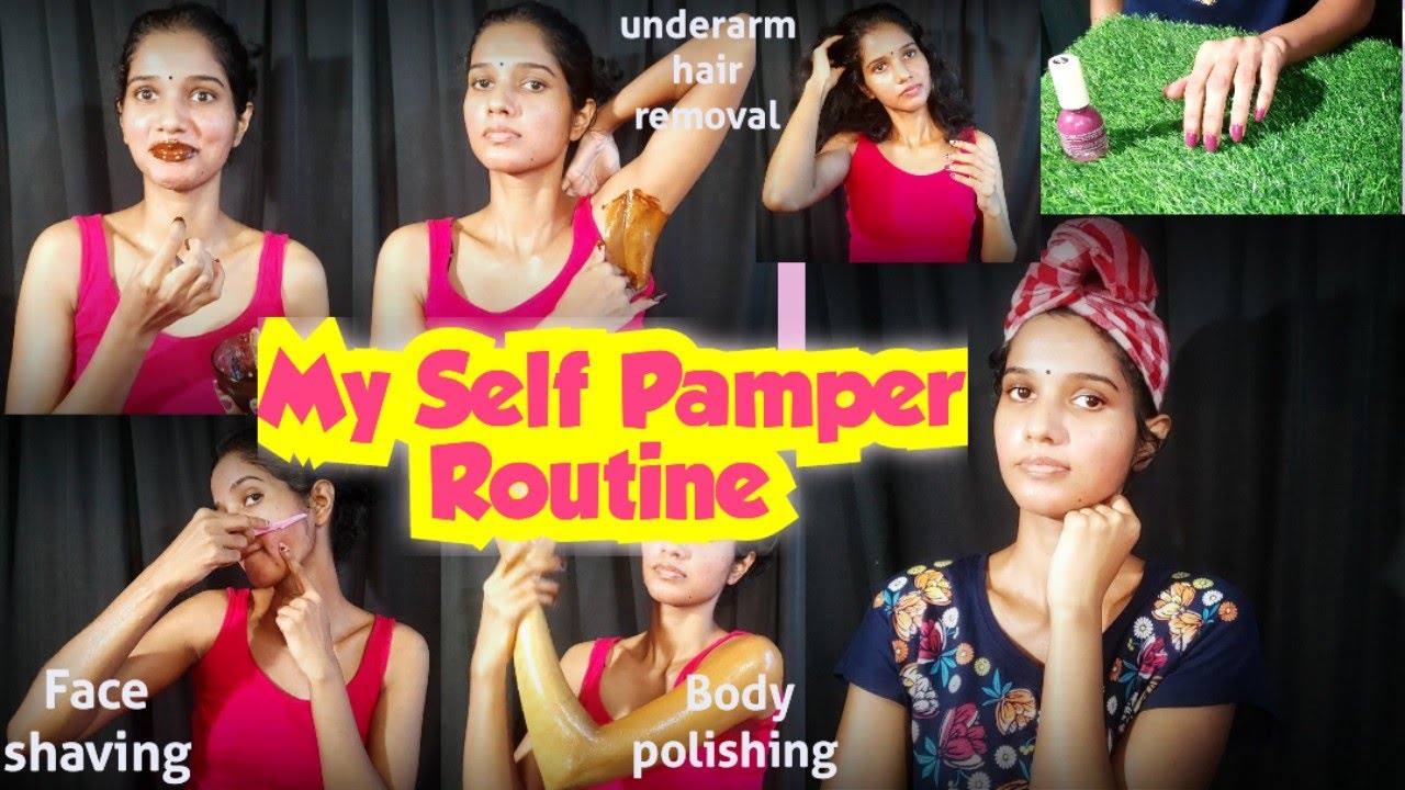 My *realistic* Self Care/Pamper Routine2023|Hair Care|Underarm Shaving