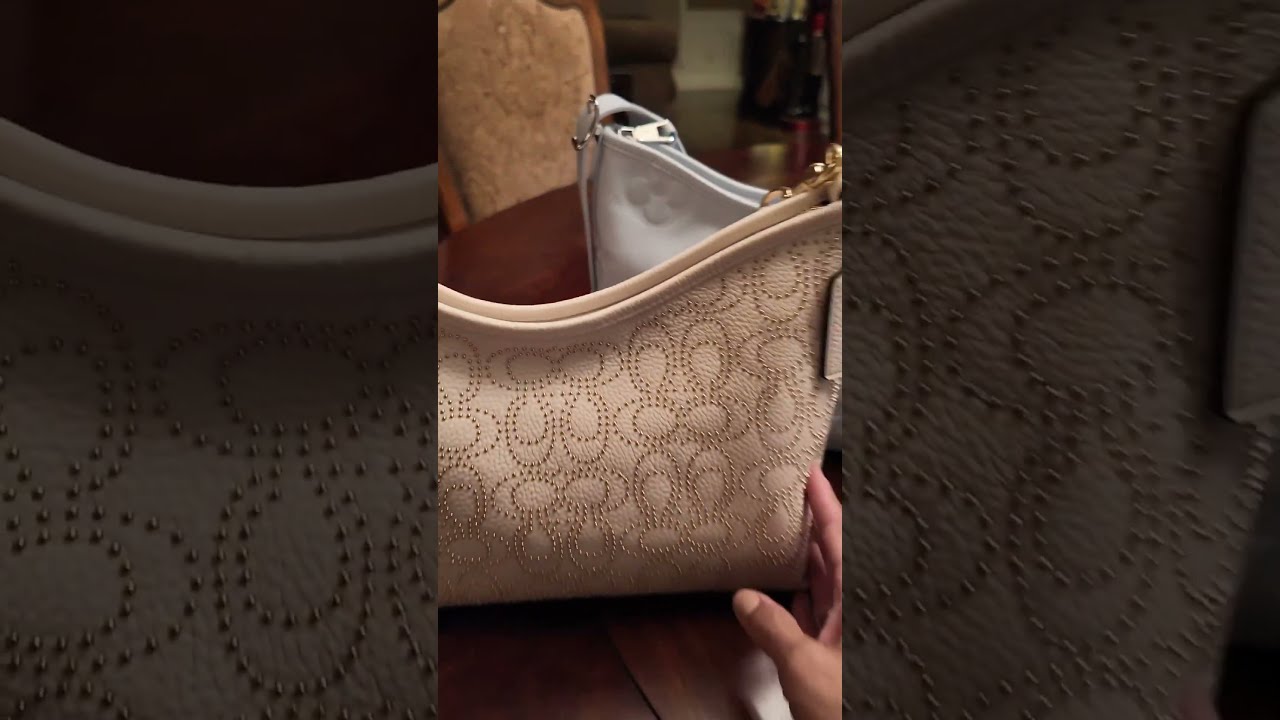 Coach Outlet Laurel Shoulder Bag w rivets and the Louis Vuitton Carryall PM
