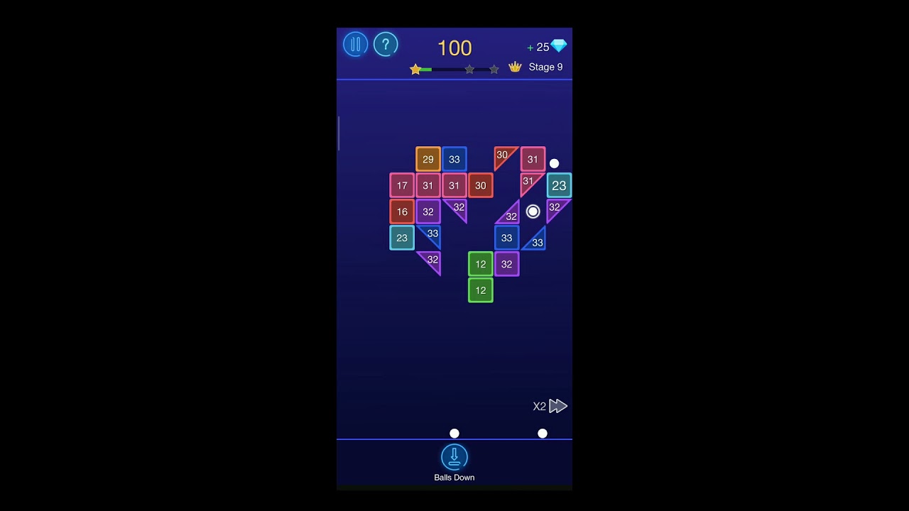 Bricks Breaker Glow Balls(112) Part1 First Try YouTube