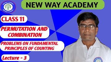 CBSE Class11: Permutation And Combination L3| Maths| NEW WAY ACADEMY | UTPAL CHANDRA