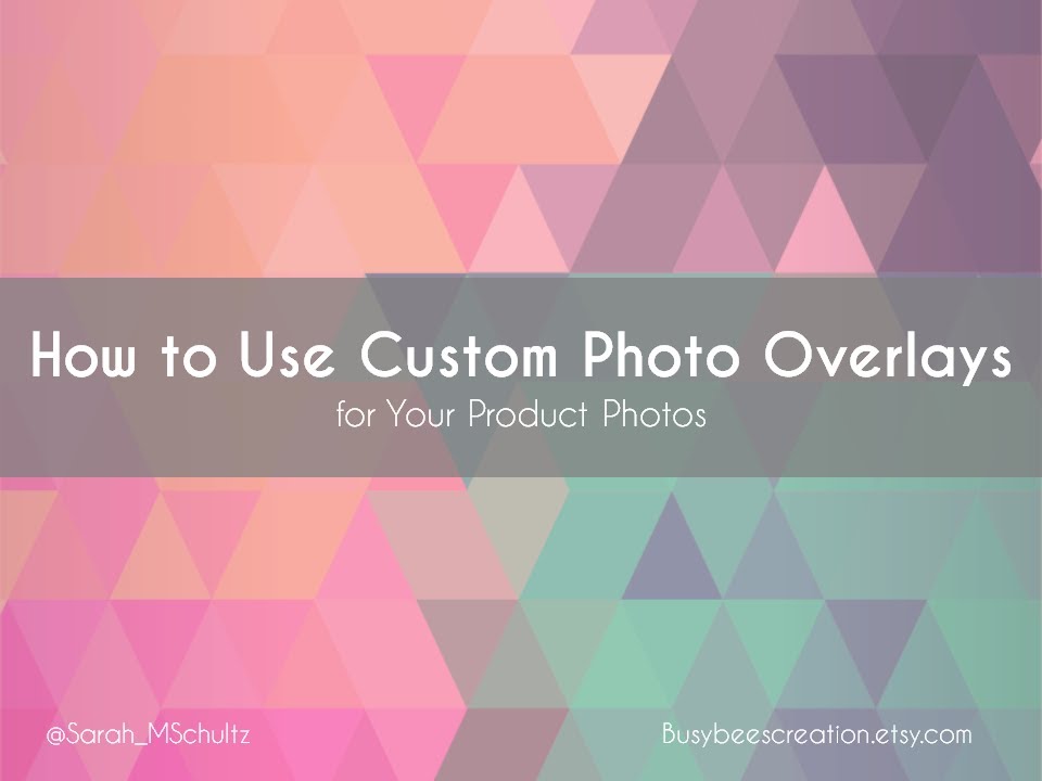 How to Use Custom Photo Overlays for Your Product Photos YouTube