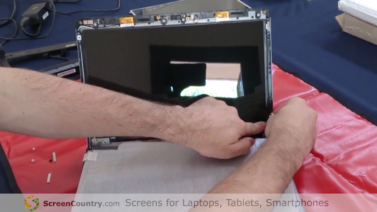 Broken laptop screen replacement / How to replace laptop screen [Acer