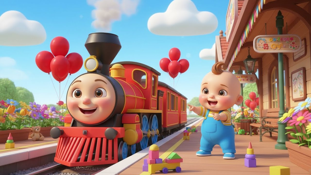 Colors Train Song Adventure | kids nursery rhymes | Baby Song, Learn Colors for Toddlers 🚂🌈