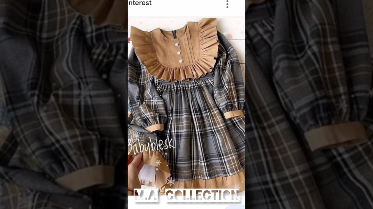 Homemade baby froks design ..