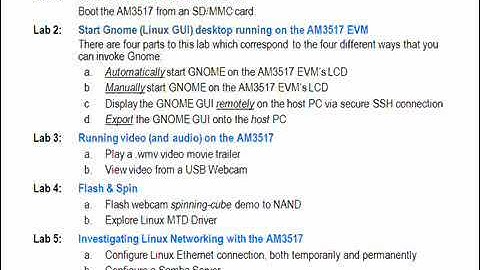 AM3517 On-line Workshop Module 01: Welcome