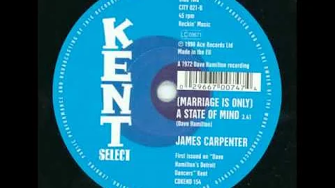 JAMES CARPENTER - (Marriage is only) a state of mi...