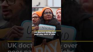 UK doctors strike over poor pay, lack of jobs | AJ #shorts