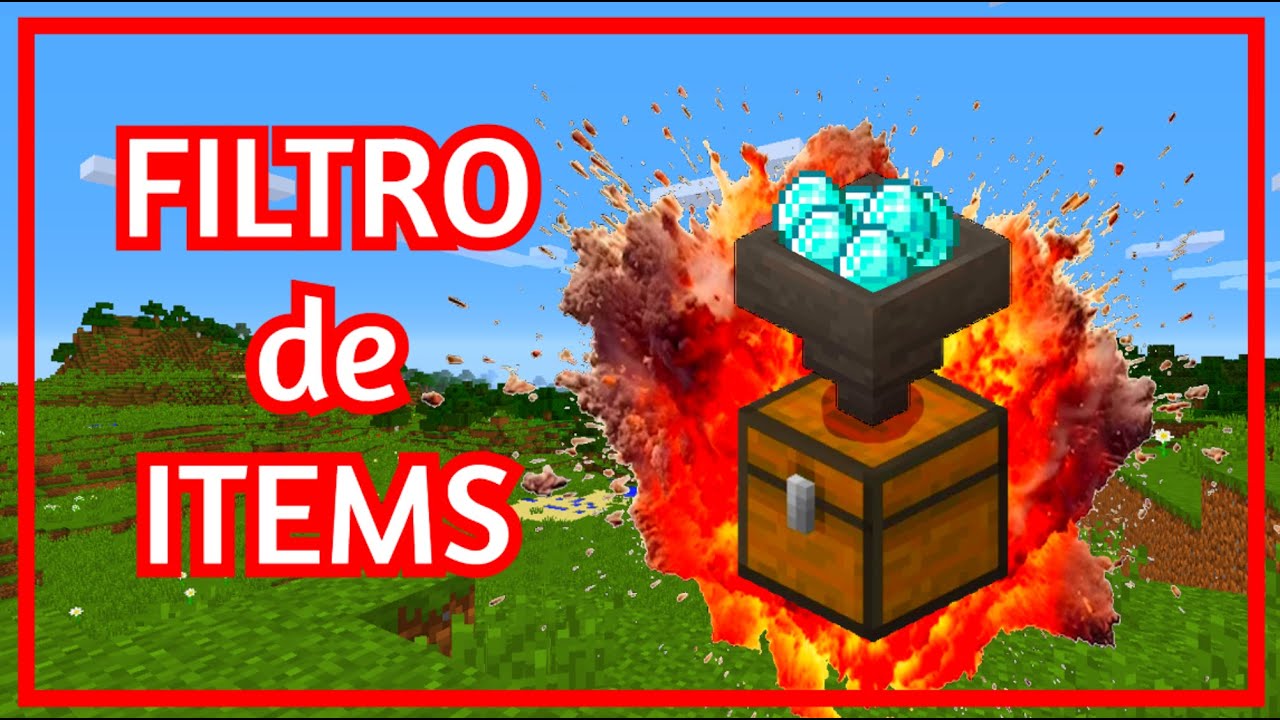 Filtro de ITEMS para MINECRAFT - Ordena tus COFRES!