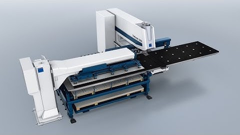 TRUMPF automation: TruPunch 3000 - Automation with the SheetMaster Compact