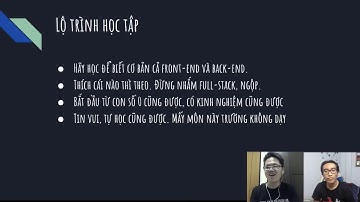 Hành trình trở thành web developer - Lộ trình học tập