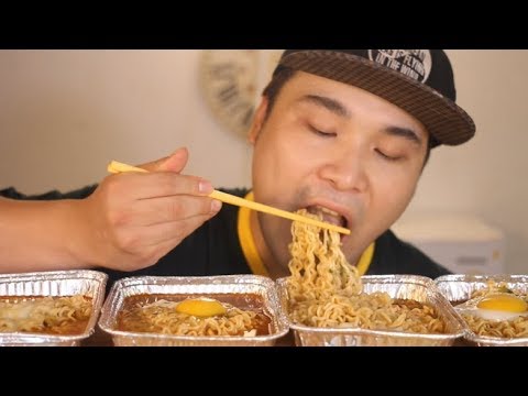 ASMR Mukbang (eating broadcasting) with Ppogeuli(ramen)~!! (Eating Show) (subtitles offered)