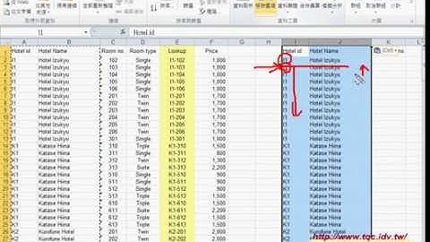 05 如何移除重複飯店名與COUNTIF計算房間數