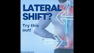 Lateral Shift Correction at Wall:  lateral shift, disc issues, and nerve irritation with this move!