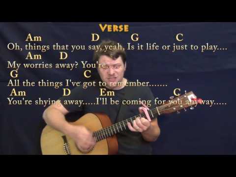 Take on Me (a-ha) Guitar Cover Lesson with Chords/Lyrics - Capo 2nd