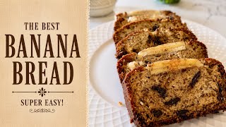 Moist Banana Bread from Scratch | Bakery-Style Recipe