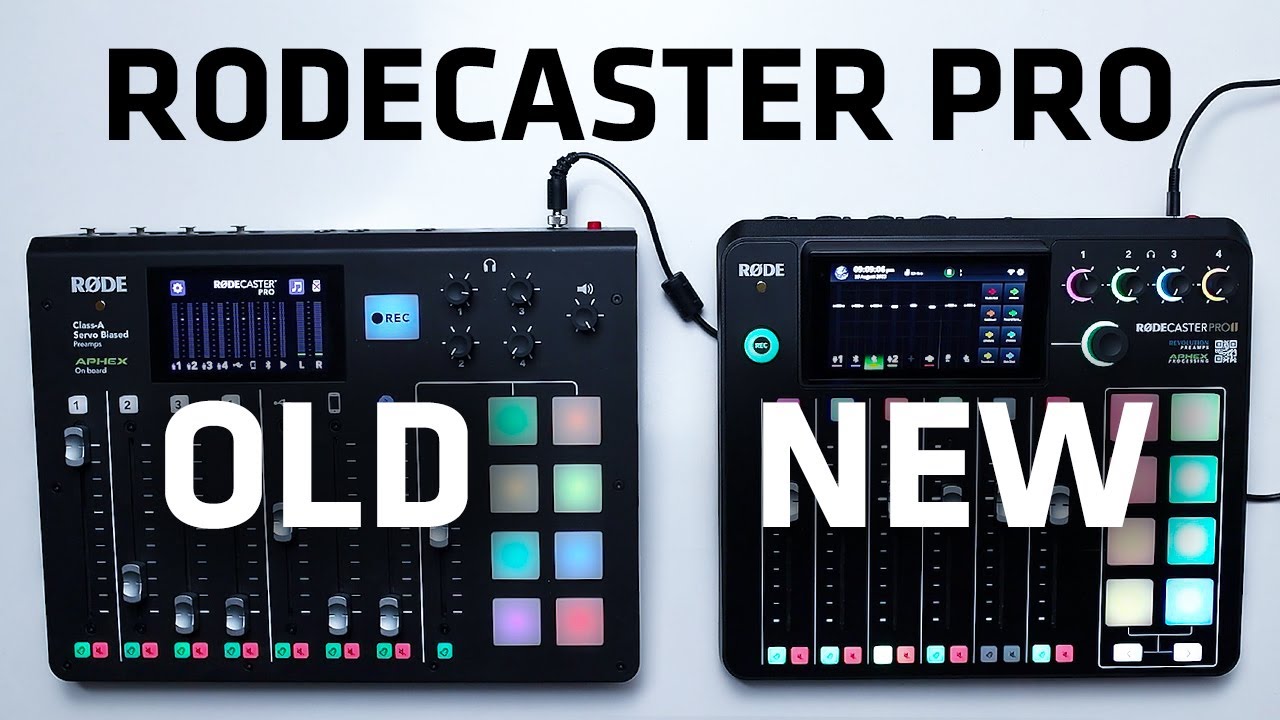 Rodecaster Pro 1 vs 2 - A Podcaster's First Take