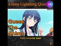 Anime Quiz Short #28 — #animeopeningquiz #anime #franktamas #animemusic #animeopening #opening