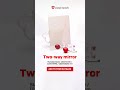 Two-way Mirror #TwoWayMirror #AcrylicMirror #InnovativeAcrylic