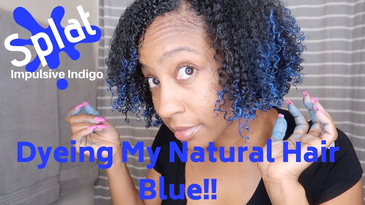 5. Splat Blue Crush on Dark Hair - wide 9