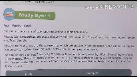 MLZS JHANSI CLASS 8 Science Chapter 5 Coal and Petroleum Lecture 1