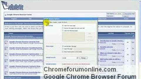 Where is the Home Button in Google Chrome Browser - Video