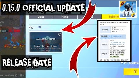 PUBG MOBILE LITE 0.15.0 OFFICIAL UPDATE RELEASE DATE WITH NEW LEAKS || TDM WAREHOUSE || #MDYT