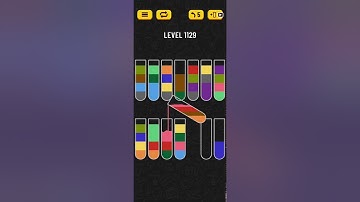 Water Sort Puzzle Level 1129 Walkthrough Solution Android/iOS 💦