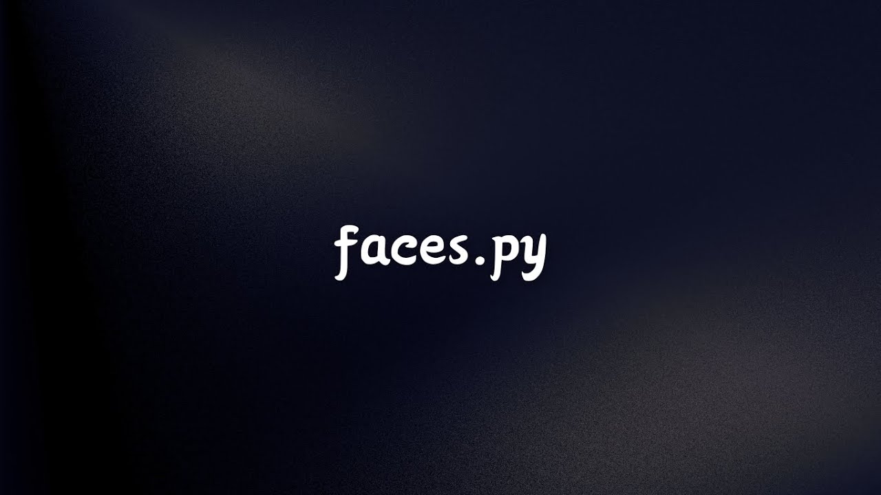 CS50 faces.py - YouTube