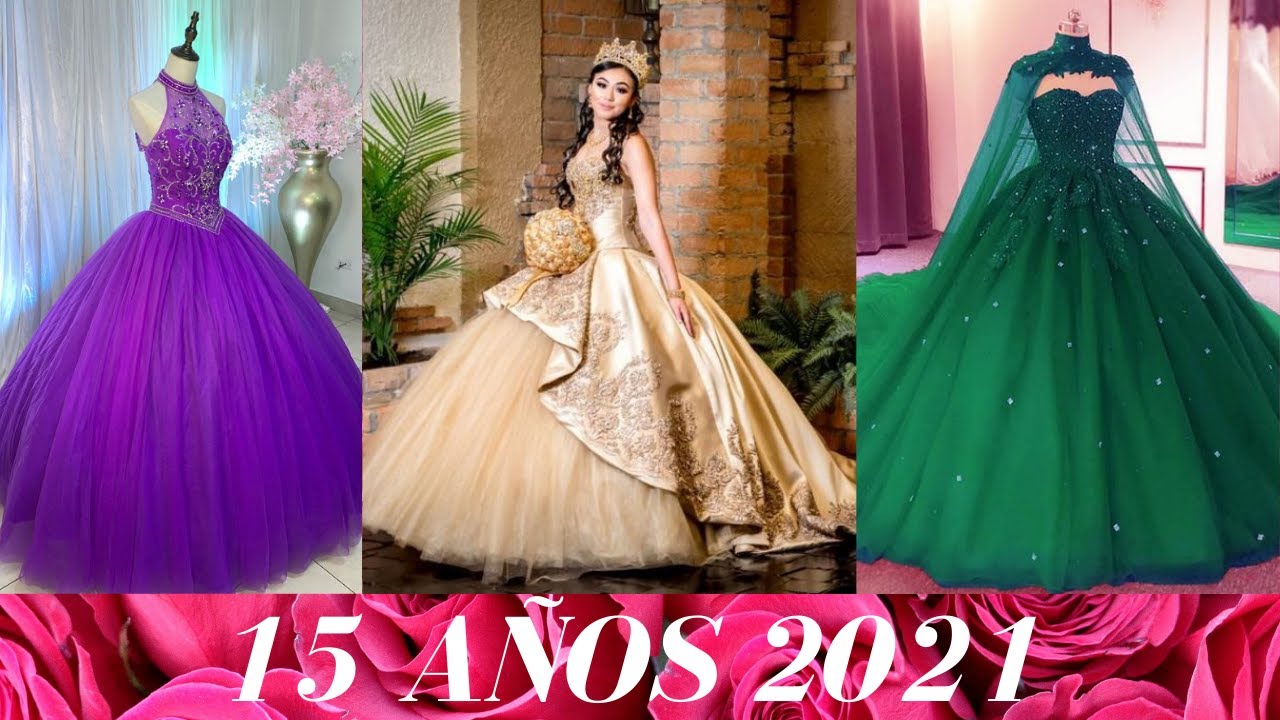 Vestidos Princesa 15 Años 2021,Vestidos XV Años 2021,DRESSES FOR FIFTEEN 2021💜 - YouTube