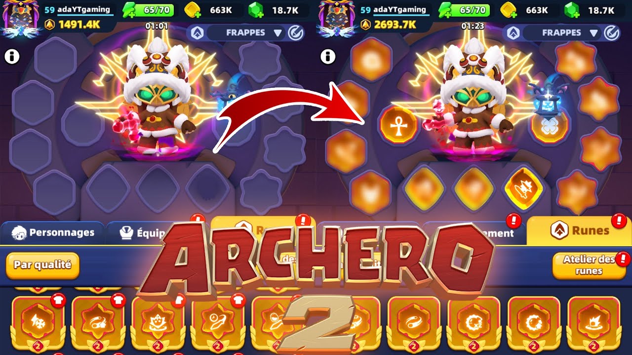 CE BUILD DE RUNES EST INCROYABLE ! ARCHERO 2 - YouTube