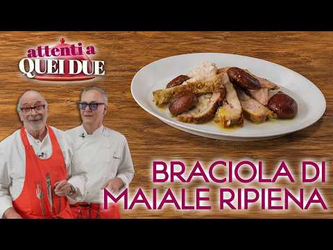 Braciola di maiale ripiena ai funghi di Andy Luotto e Marcello Leoni - Attenti a quei due