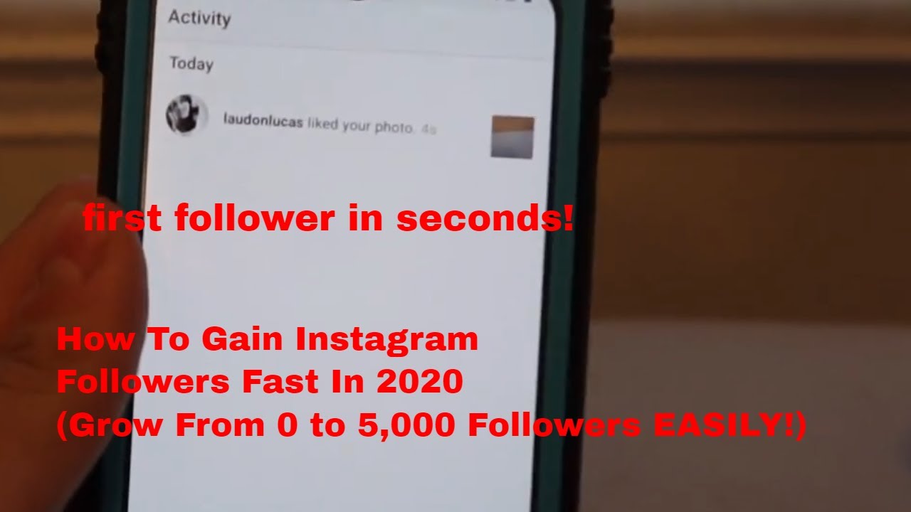How To Gain Instagram Followers Fast In 2020 (Grow From 0 to 5,000 ...