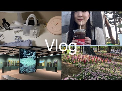 (Eng)Vlogl 고양시 꽃축제, 이경진 사진전, 열일하는 직장인 일상모음