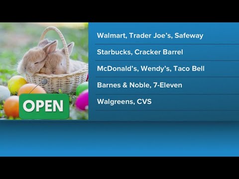 What's open and what's closed this Easter Sunday