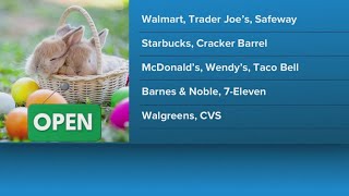 What's open and what's closed this Easter Sunday?