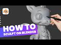 Blender Sculpt Mode for Beginners – Complete Beginner Tutorial (Step-by-Step Guide)
