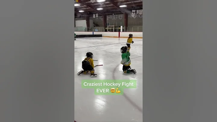 Craziest Hockey Fight Ever! #shorts