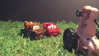 Tractor tipping | Disney cars stop motion