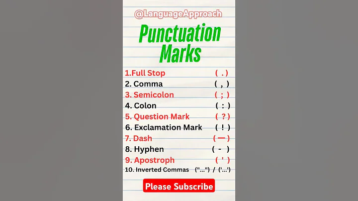 🔥🔥 Punctuation Marks #shorts #ytshorts #trending