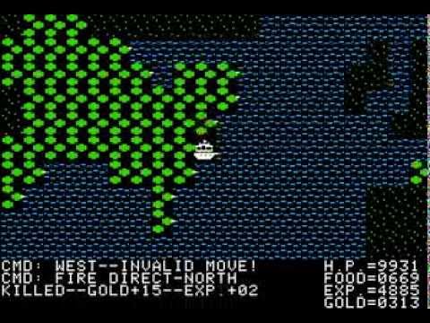 Apple II Game - Ultima II: Revenge of the Enchantress (1982 Sierra On-Line Inc.)
